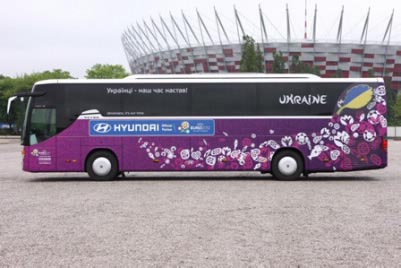  Hyundai EURO2012 Ukraine Team Bus