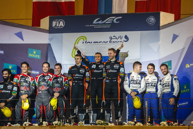     G-Drive Racing       LMP2.   FIA WEC            -.
