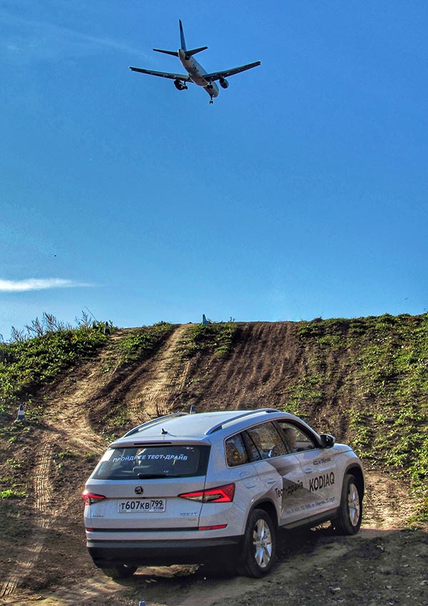 A &#352;KODA  off-road  KODIAQ   