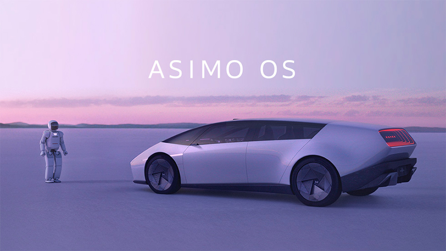 Honda 0 Saloon  Honda 0 SUV:    ASIMO OS  CES 2025