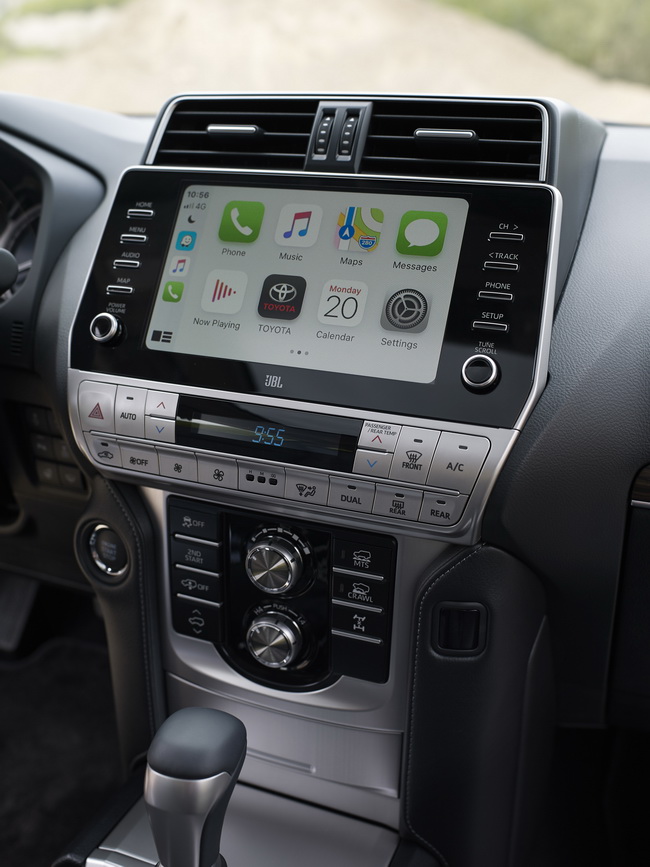       Toyota Land Cruiser Prado Black Onyx      9-      Apple CarPlay  Android Auto.